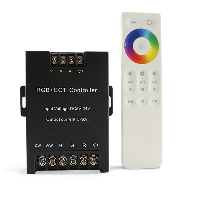 DST-05 2.4G 3 Group RGB+CCT LED Controller